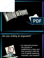 Argument Developing