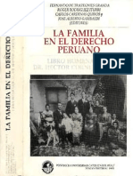 La Familia en El Derecho Peruano - Fernando de Trazegnies PDF