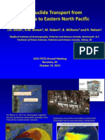 2013 Radionuclide Transport from Fukushima to Eastern North Pacific