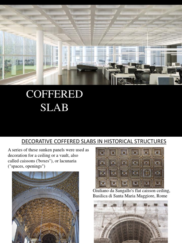 Coffered Slab | PDF | Beam (Structure) | Precast Concrete