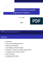 Fourier Series and Sturm-Liouville Eigenvalue Problems: Y. K. Goh