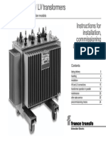 Three-Phase HV / LV Transformers: Instructions For Installation, Commissioning and Maintenance