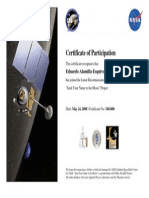 Certificate of Participation: Eduardo Alamilla Esquivel