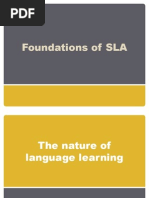 Foundations of SLA