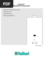 Vaillant MAG 1257-8 7.1 MAG 250-4007-8 MAG-sine 250-3257-8