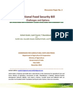 Food Security Bill by Asho Gulati