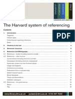 Harvard Referencing System