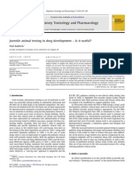 Regulatory Toxicology and Pharmacology: Paul Baldrick