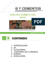 Analisis Quimico Del Agua