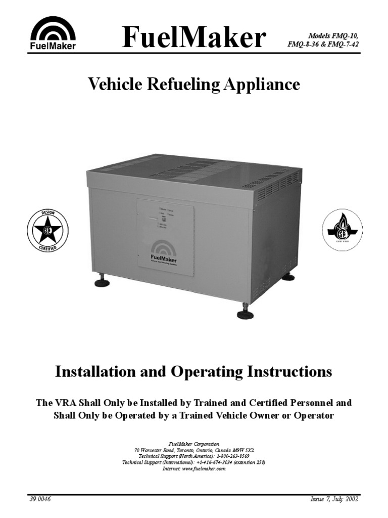 39 0046 Issue7 July2002 FMQ 10 FMQ 8 36 FMQ 7 42 Install ...