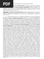 Modelo de Carta de Desligamento
