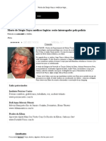 Morte de Sérgio Naya - Médicos-Legistas Serão Interrogados Pela Polícia - O Globo