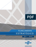 Planejamento Estratégico SEBRAE-ES - 2011-2015