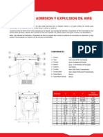 ACCESORIOS Valvula de Admision y Expulsion de Aire