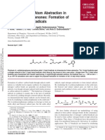 γ-Azido-Butyrophenones: Formation of: Intramolecular H-Atom Abstraction in 1,5 Ketyl Iminyl Radicals