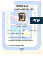 El Proceso Cautelar en Nuestra Legislación Peruana - Andrés Cusi Arredondo