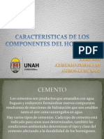 CARACTERISTICAS DE LOS COMPONENTES DEL HORMIGON.pptx