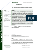 Phytochemical Studies on Selected Medicinal Plant Gymnema Sylvestre.