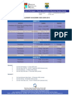Kalender Akademik 2009-2010