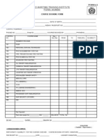 New Course Booking Form