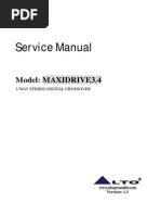 Service Manual: Model: MAXIDRIVE3.4