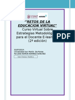 Ensayo Sobre Los Retos de La Educacion Online