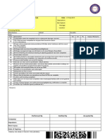 Function Test Report M02B Vessel South Acis: Remarks