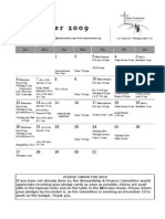 December 2009 Calendar