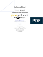 Tata Steel Reference - FInancial Model Sheet
