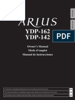 YDP-162 YDP-142: Mode D'emploi Manual de Instrucciones Owner's Manual