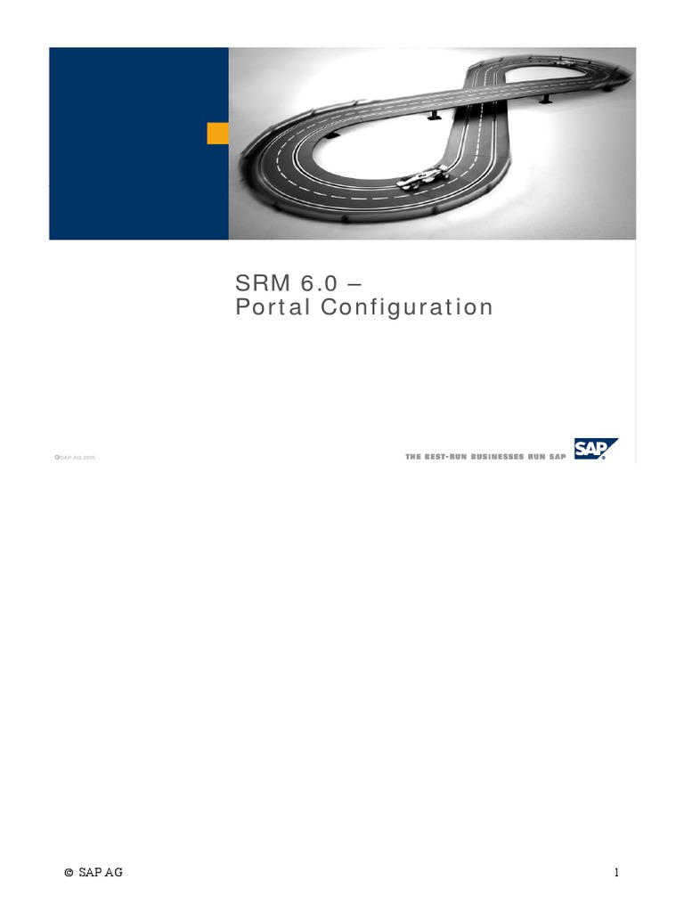 SRM 6.0 - Portal Configuration | PDF | Technology & Engineering