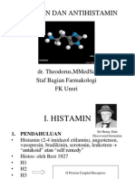 Histamin Dan Antihistamin: Dr. Theodorus, Mmedsc Staf Bagian Farmakologi FK Unsri