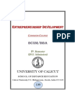 Entrepreneurship Development 