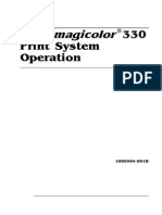 Konica Minolta QMS Magicolor 330 Manual