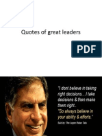 Quotes of Great Leaders