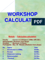 Fabrication Calculation