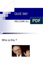 QUIZ 360 : Welcome All