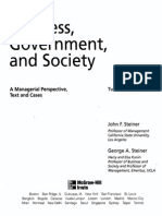 Business, Government and Society: A Managerial Perspective, Twelfth Edition Text and Cases