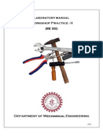 Mechanical Engineering - Workshop Practice - Laboratory Manual