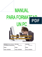 Manual para Formatear