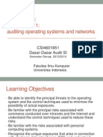 Ch03-Security Part 1. Auditing Operating Systems and Networks