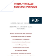 Estrtegias, Técnicas e Instrumentos de Evaluación