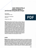 Roditelji Kao Odgojitelji U Prevenciji Zloupotrebe Droga