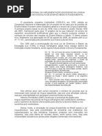 Histórico Nacional Da Implementação Do Ensino Da Língua Espanhola Nas Escolas de Ensino Médio e Fundamental