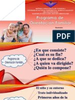 Programa de Orientación Familiar