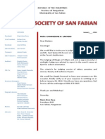 Republic of The Philippines Province of Pangasinan Municipality of San Fabian