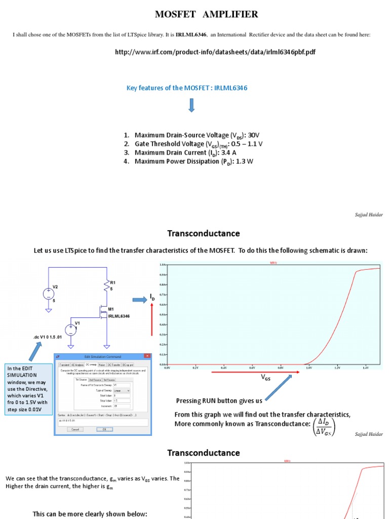 Mosfet Amplifier | Download Free PDF | Amplifier | Mosfet
