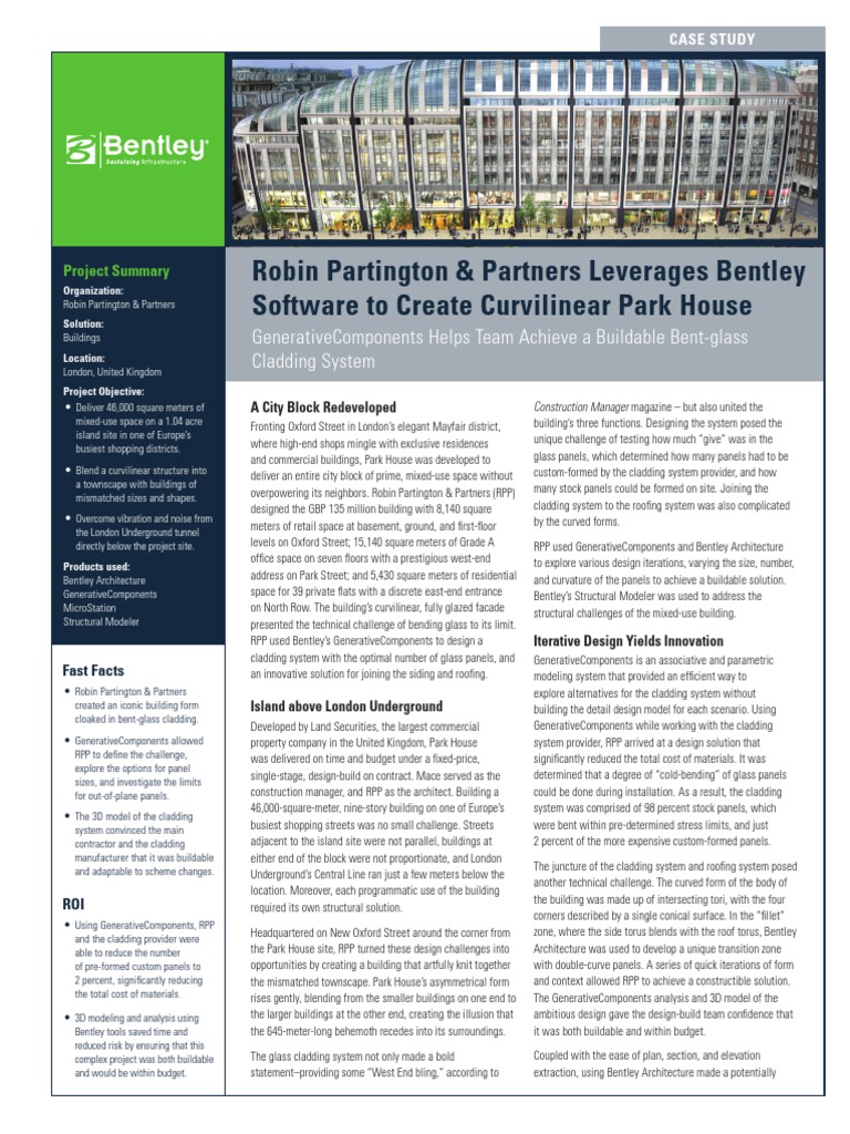 Robin Partington & Partners Leverages Bentley Software To Create ...