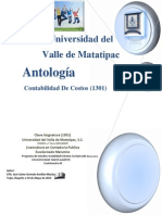 Antologia de Costos Basicos (1301) Escolarizado Matutino UNIVAM 2014 PDF