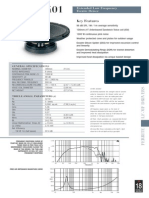 Key Features: Extended Low Frequency Ferrite Driver